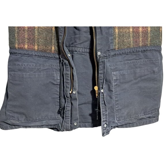 Vintage Carhartt Jacket Coat Rancher Chore Flannel Blanket Lined Work Mens Size - Picture 9 of 15